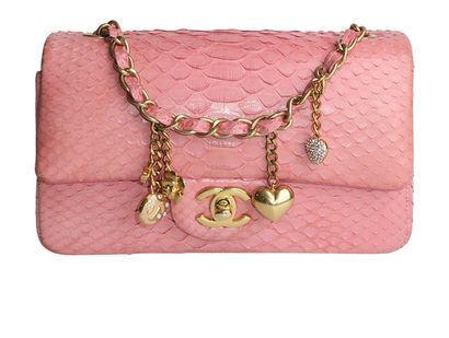 Chanel Python Rectangular Mini Classic Flap Bag, &pound;2,500, Front view